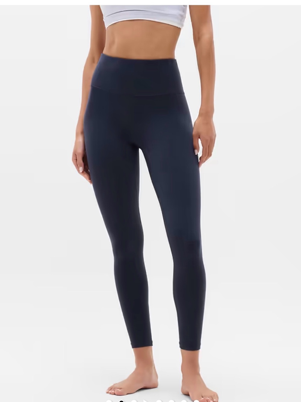 Athleta Elation 7/8 leggings— Navy